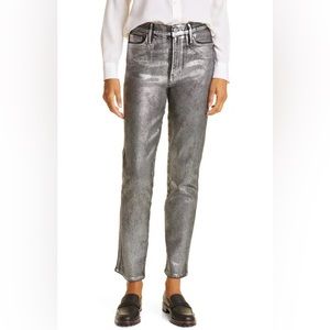 FRAME Le Sylvie High Waist Straight Leg Jeans